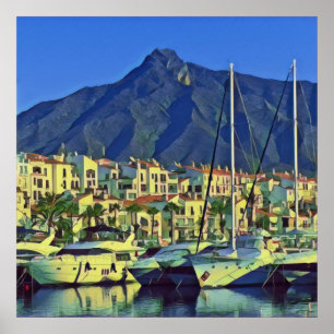 Póster Andalucía - MARBELLA - panorama