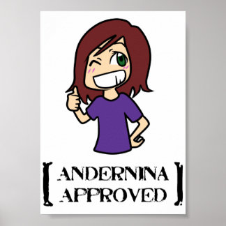 Póster Andernina Aprobada
