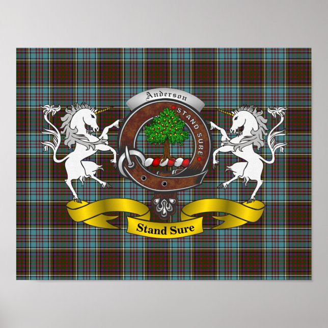 Póster Anderson Clan Badge Poster (Frente)