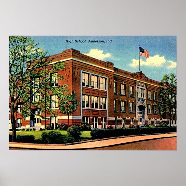 Póster Anderson, Indiana High School (Frente)