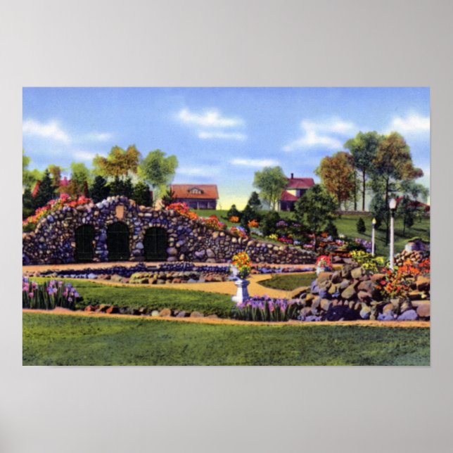 Póster Anderson Indiana Shadyside Park Grotto (Frente)