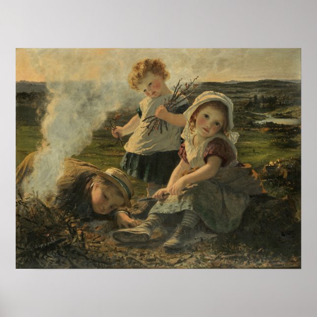 Póster Anderson - La hoguera (Frente)