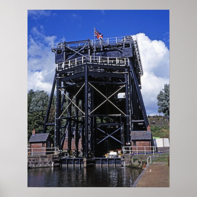 Póster Anderton Lift Cheshire Inglaterra (Frente)