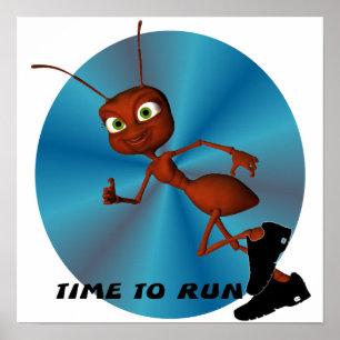 Póster Andre El Poster Corriendo La Hormiga