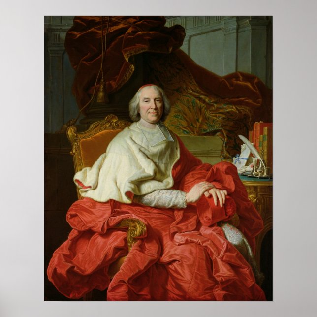 Póster Andre Hercule de Fleury  1728 (Frente)