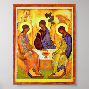 Póster Andrei Rublev - trinidad santa
