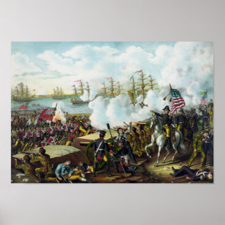 Póster Andrew Jackson — Batalla de Nueva Orleans
