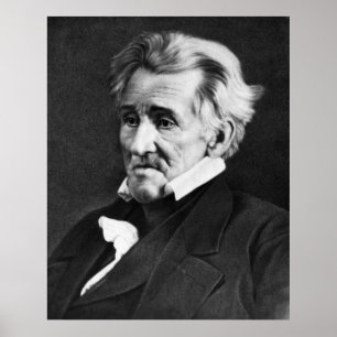 Póster ANDREW JACKSON Daguerreoype de Mathew Brady