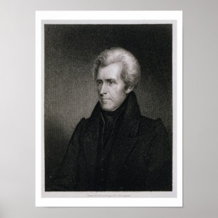 Póster Andrew Jackson (grabado)
