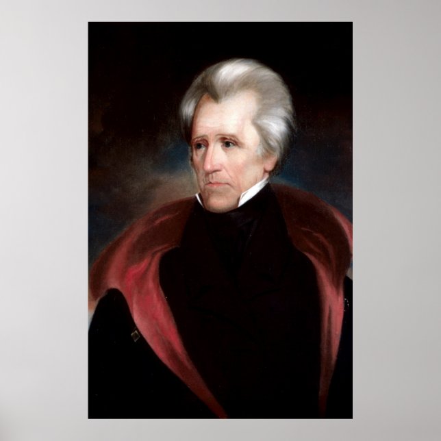 Póster ANDREW JACKSON Pintura de Ralph E. W. Earl Print (Frente)