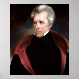 Póster ANDREW JACKSON que pinta por Rafael E.W. Earl