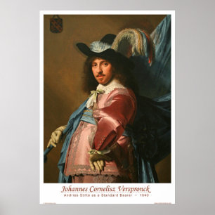 Póster Andries Stilte como portador estándar