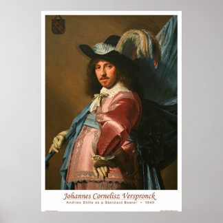 Póster Andries Stilte como portador estándar