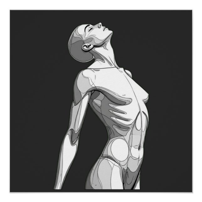 Póster Android Anatomy - High-Definition Glossy Art Poste (Anverso)