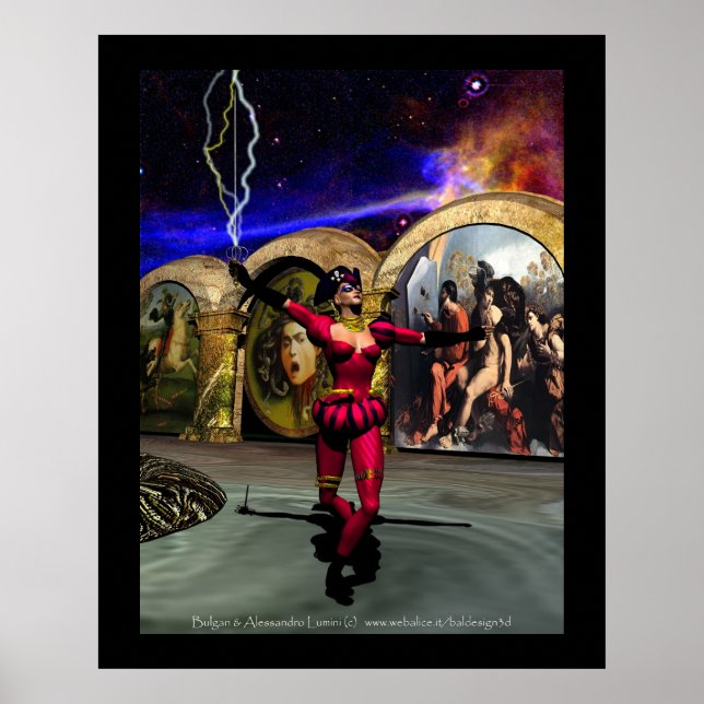 Póster ANDROID BALLET , Ciencia Ficción (Frente)