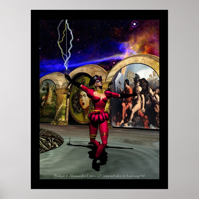 Póster ANDROID BALLET , Ciencia Ficción (Frente)