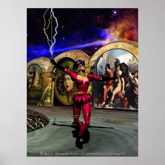 Póster ANDROID BALLET , Ciencia Ficción (Frente)