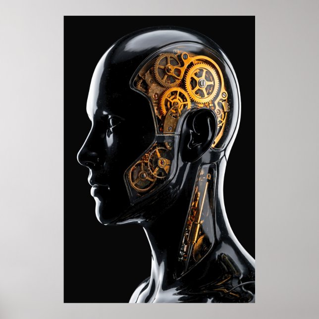 Póster Android de Relojería Dorada Cinematográfica de Cie (Frente)