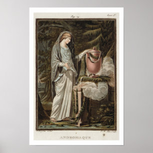 Póster Andromache, disfraz de "Andromache" de Jean Racin