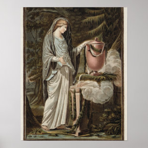 Póster Andromache, traje para "Andromache" por Jean Racin