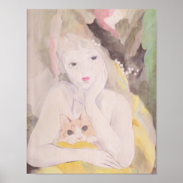 Póster Andromed et chat Marie Laurencin (Frente)