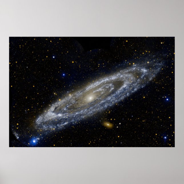 Póster Andromeda galaxia Vía lechosa universo cosmos (Frente)