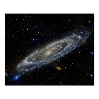 Póster Andromeda galaxia Vía lechosa universo cosmos