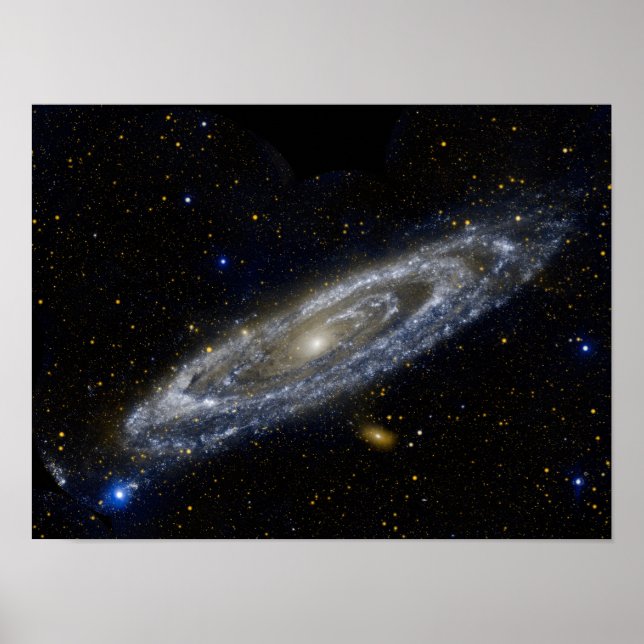 Póster Andromeda galaxia Vía lechosa universo cosmos (Frente)
