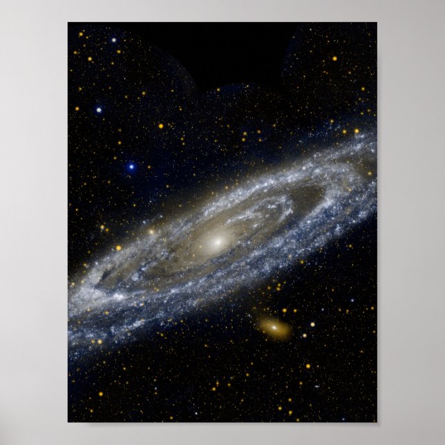 Póster Andromeda galaxia Vía lechosa universo cosmos (Frente)