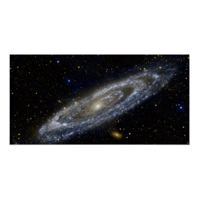 Póster Andromeda galaxia Vía lechosa universo cosmos (Anverso)