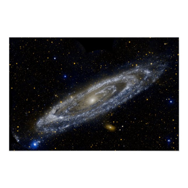 Póster Andromeda galaxia Vía lechosa universo cosmos (Anverso)