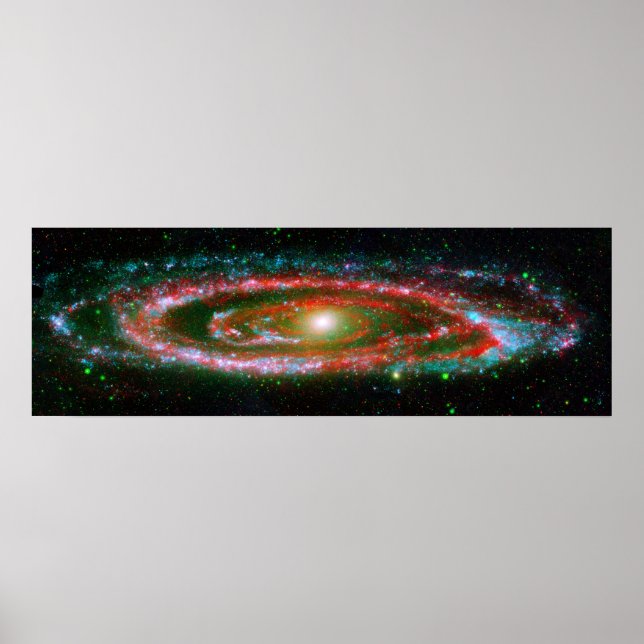 Póster Andromeda Galaxy - Poster Espacial Nasa/Impresión (Frente)