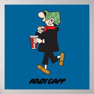 Póster andy capp uk inglés retro