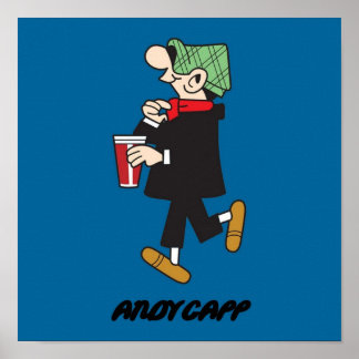 Póster andy capp uk inglés retro
