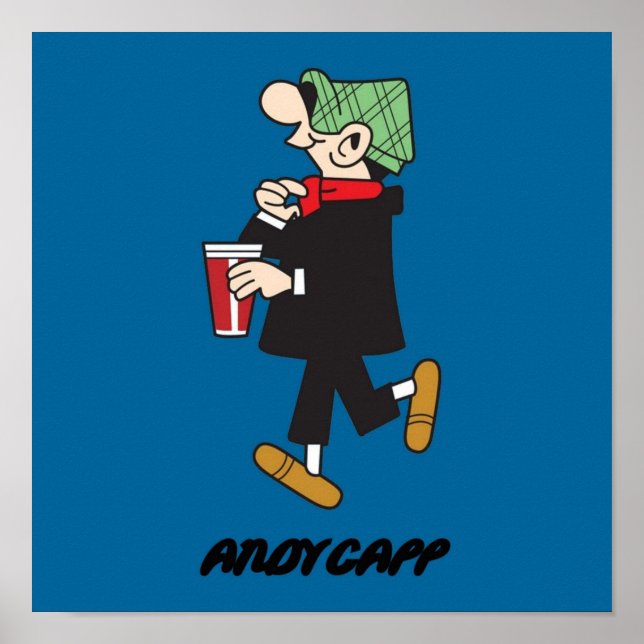 Póster andy capp uk inglés retro (Frente)