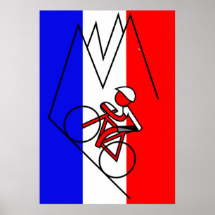 Póster Andy monta en el cielo - Tour de Francia