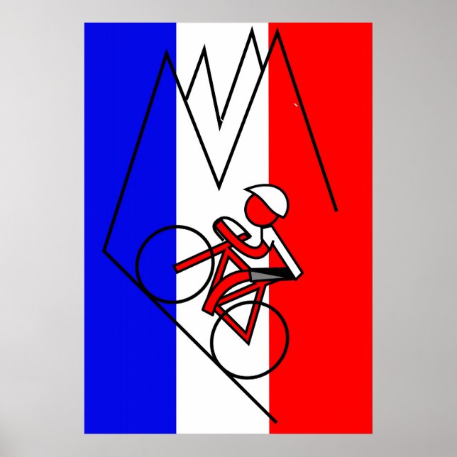 Póster Andy monta en el cielo - Tour de Francia (Frente)