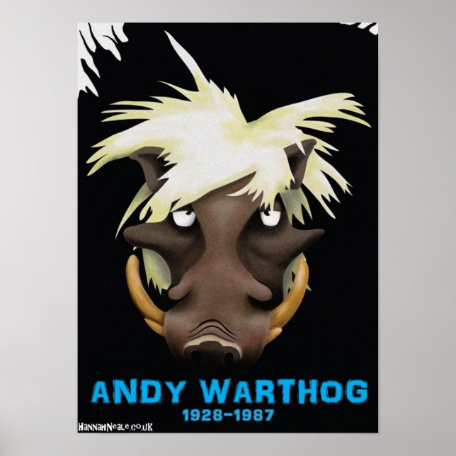 Póster Andy Warthog Print (Frente)