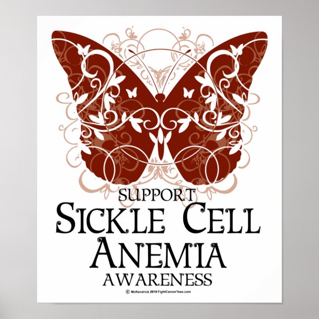 Póster Anemia anemia falciforme (Frente)