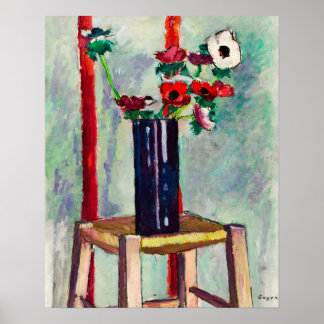 Póster Anemones (1910–1912) Henry Lyman Sayen Poster