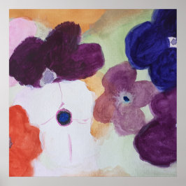 Póster Anemones de primavera