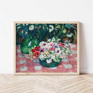 Póster Anémones   Theo van Rysselberghe