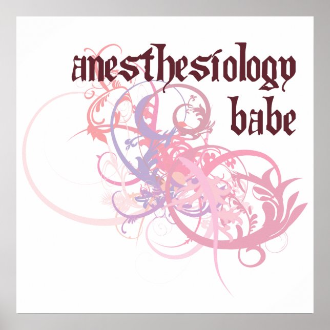 Póster Anesthesiology Babe (Frente)