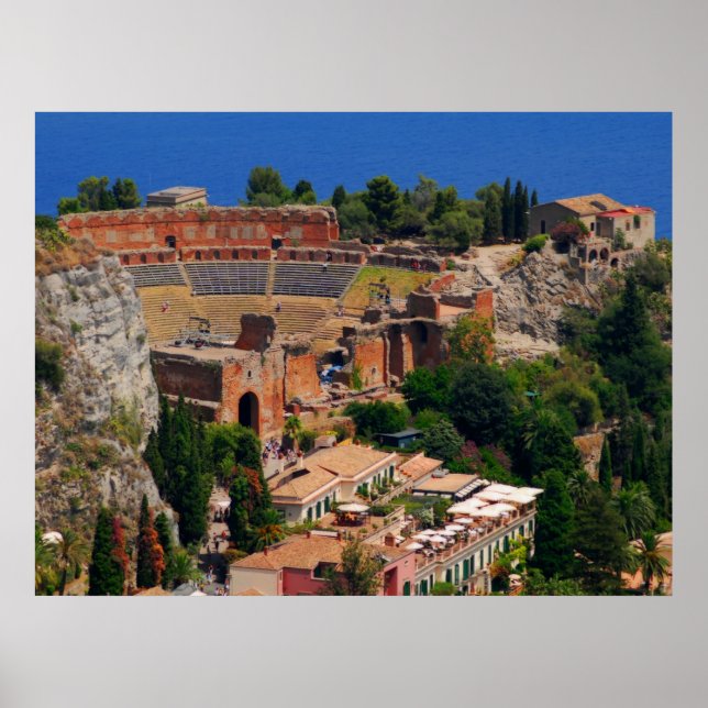Póster Anfiteatro Taormina 3 (Frente)
