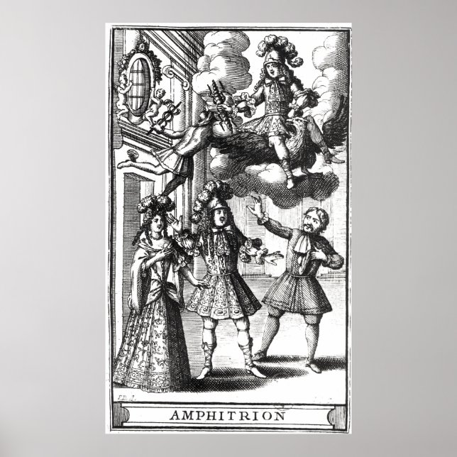 Póster "Anfitrión" de Moliere (Frente)