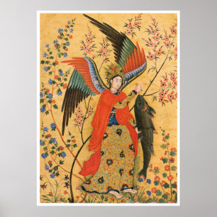 Póster Angel and Fish Poster