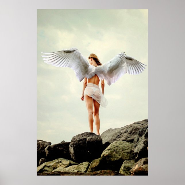 Póster Angel at the Beach (Frente)