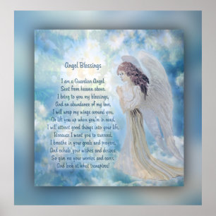 Póster Angel Blessings Poster