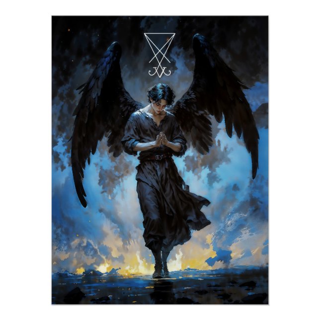Póster Ángel Caído (Anverso)
