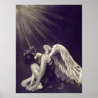 Póster Ángel caído - Borrador 2